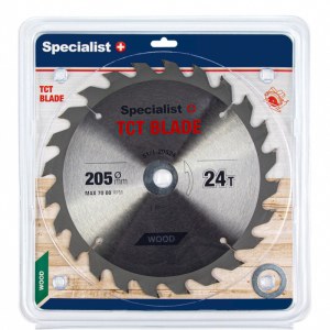 Katkaisuterä puulle Specialist Wood; 205x1,4x30/20/16 mm; Z24