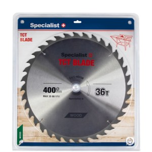 Katkaisuterä puulle Specialist Wood; 400x2,2x32 mm; Z36