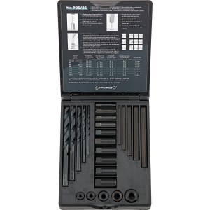 Ruuvinulosvetimet Stahlwille 96713025; 25 kpl.