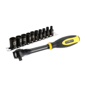 Hylsysarja  Stanley 0-94-607; 1/4''; 11 kpl.