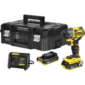 Iskuruuvinväännin Stanley FMC647D2T; 18 V; 2x2,0 Ah akku