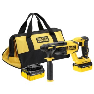 Poravasara Stanley FMCD900M2S; 1,4 J; SDS-Plus; 18 V; 2x4,0 Ah  akku