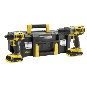 Työkalusarja Stanley (FMC645 + FMC626); 18 V; 2x2,0 Ah akku