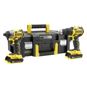 Työkalusarja Stanley (FMC627 + FMC647); 18 V; 2x2,0 Ah akku