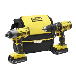 Työkalusarja Stanley (FMC626 + FMC641); 18 V; 2x2,0 Ah akku