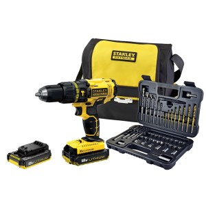 Pora/ruuvinväännin Stanley FMCK626D2SA; 18 V; 2x2,0 Ah akku + tarviketta