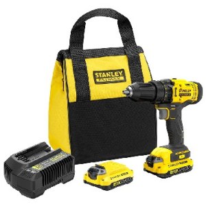 Pora/ruuvinväännin Stanley SFMCD700C2S-QW; 18 V; 2x1,5 Ah akku