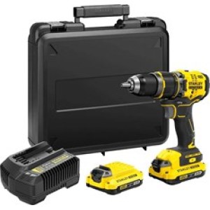 Iskupora / ruuvinväännin Stanley SFMCD715M2K-QW; 18 V; 2x4,0 Ah akku
