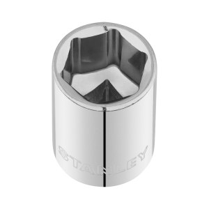 Kuusiohylsy Stanley STMT86109-0; 1/4''; 12 mm