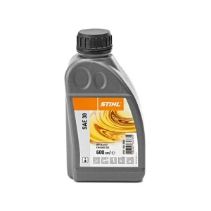 Öljy Stihl SAE 30; 0,6 l; puutarhakoneille jossa 4-tahtimoottori