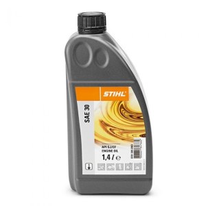 Öljy Stihl SAE 30; 1,4 l; puutarhakoneille jossa 4-tahtimoottori