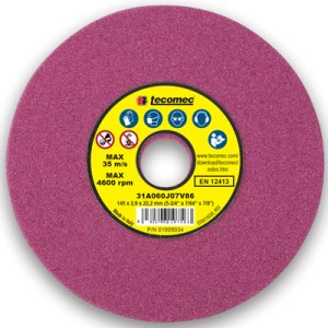 Hiomalaikat penkkihiomakoneille Tecomec K00204005; 145x3,2x22,2 mm