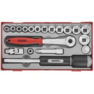 Hylsysarja  Teng Tools TT3819; 19 kpl.