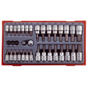 Kärki ja hylsysarja Teng Tools TTBS35; kpl.