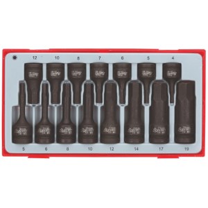 Iskuhylsysarja Teng Tools TT9015HX; 15 kpl.