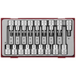 Kärki ja hylsysarja Teng Tools TTTX18; kpl.