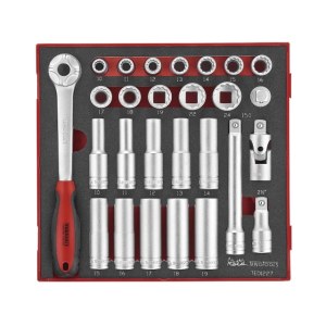 Hylsysarja  Teng Tools TED1227; EVA; 27 kpl.
