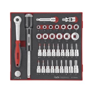 Kärki ja hylsysarja Teng Tools TED3836; EVA; 36 kpl.