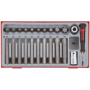 Tarvikesarja Teng Tools TTTX23; 23 kpl.