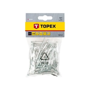 Niitit Topex 43E401; 4,0x8,0 mm; 50 kpl.