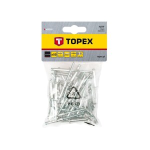 Niitit Topex 43E502; 4,8x10 mm; 50 kpl.