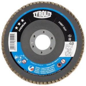 Lamellihiomalaikka  Tyrolit C-Trim; P40; 125 mm