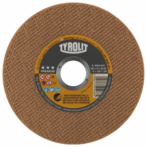 Pöyrösahantetä alumiinille Tyrolit 34332824; 41F; 125x1,6x22,23 mm; A46N-BFP