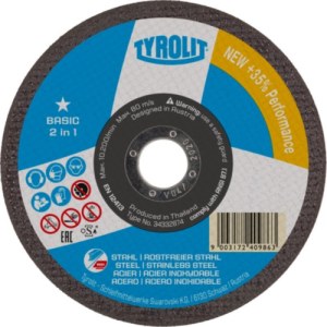 Hiova katkaisulaikka Tyrolit Basic 2in1; 230x2 mm