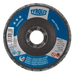 Hiomalaikka hionnan valmisteluun Tyrolit; 125x22,23 mm; 1 kpl.