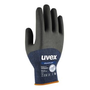 Työkäsineet Uvex Phynomic Pro; 2121X; 12 koko; kosteutta kestävä; sininen