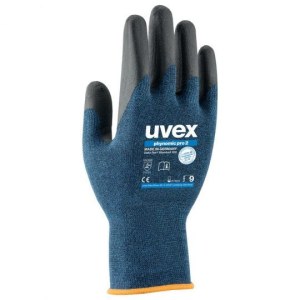 Puutarhakäsineet Uvex Phynomic Pro 2; 10 koko; kosteutta kestävä; sininen