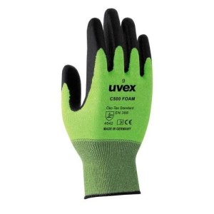Työkäsineet Uvex C500; C/5; 10 koko; vihreä