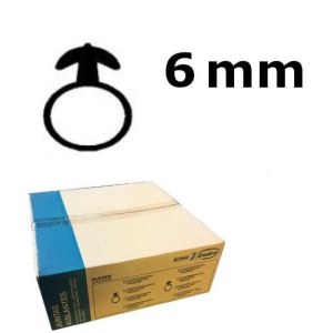 Kiinnitin Virutex 1204187; FS4/B; 6 mm x 100 m; silikon