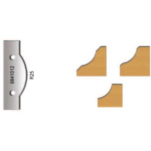 Vaihtoterä leikkurille Virutex 9841012; R=25; 2 kpl.