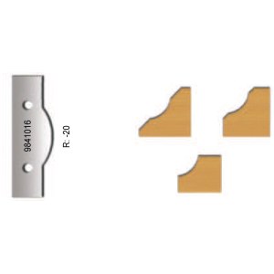 Vaihtoterä leikkurille Virutex 9841016; R=-20; 2 kpl.