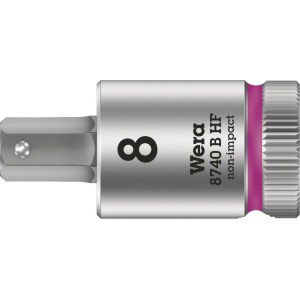 Kuusiohylsy Wera WE05003039001; HEX-plus; 3/8''; 8x38,5 mm
