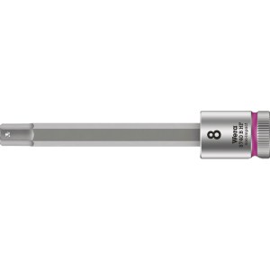 Kuusiohylsy Wera WE05003040001; HEX-plus; 3/8''; 8x100 mm