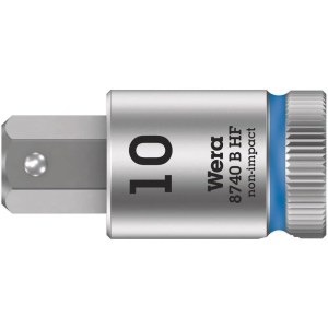 Kuusiohylsy Wera WE05003043001; HEX-plus; 3/8''; 10x38,5 mm
