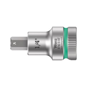 Kuusiohylsy Wera WE05003089001; HEX-plus; 3/8''; 1/4''x35 mm