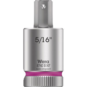 Kuusiohylsy Wera WE05003091001; HEX-plus; 3/8''; 5/16''x38,5 mm