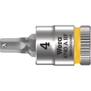 Kuusiohylsy Wera WE05003333001; HEX; 1/4''; 4x28 mm