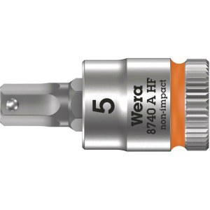 Kuusiohylsy Wera WE05003335001; HEX; 1/4''; 5x28 mm