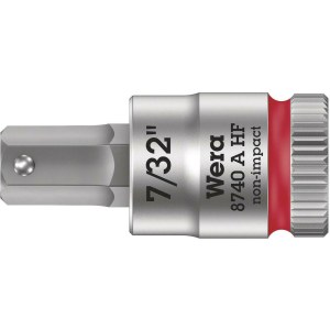 Kuusiohylsy Wera WE05003387001; HEX-plus; 1/4''; 7/32x28 mm