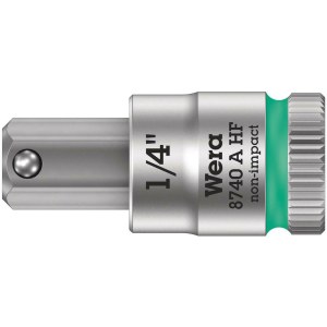 Kuusiohylsy Wera WE05003388001; HEX-plus; 1/4''; 1/4''x28 mm