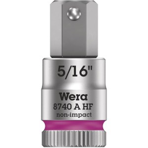 Kuusiohylsy Wera WE05003389001; HEX-plus; 1/4''; 5/16''x28 mm