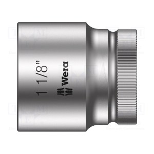 Kuusiohylsy Wera WE05003633001; HEX; 1/2''; 1-1/8''x40 mm