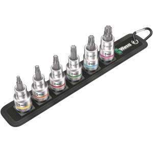 Kärki ja hylsysarja Wera WE05003997001; Torx; 1/2''; 6 kpl.