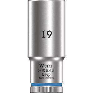 Kuusiohylsy Wera WE05004541001; HEX; 3/8''; 19x64 mm