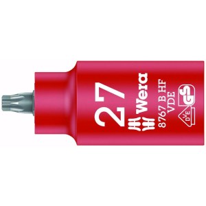 Kuusiohylsy Wera WE05004922001; TORX; VDE; 3/8''; 27x55 mm