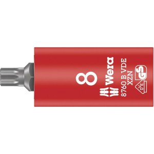Kuusiohylsy Wera WE05004940001; VDE; 3/8''; M8x59 mm